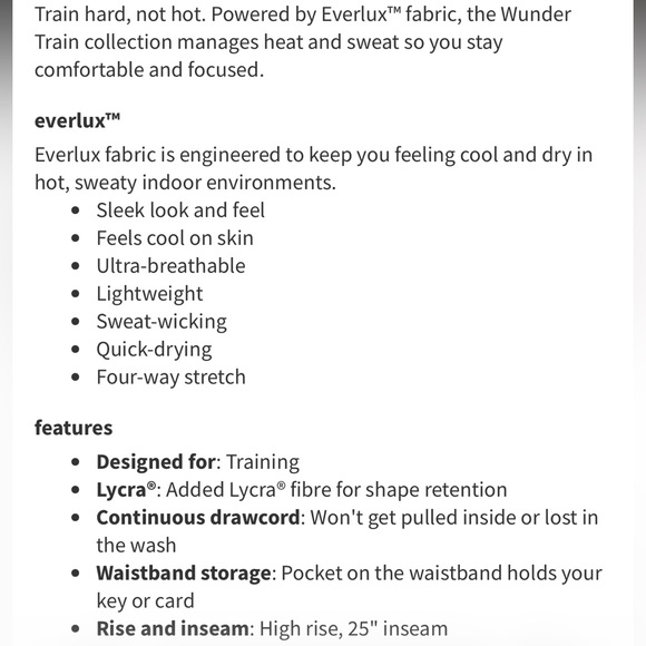 lululemon athletica Wunder Train High-Rise Tight 25" - Night Sea size 8 - Picture 6 of 11